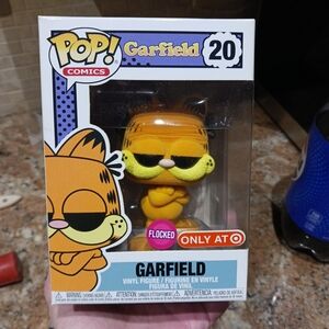 Funko POP! Animation Garfield (Flocked) #20 Vinyl Figure Target Exclusive New